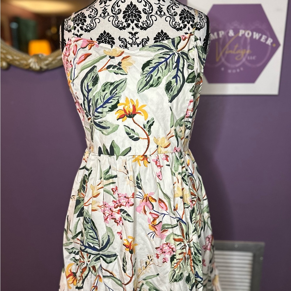 H&M Cami Dress with Tropical Floral Design